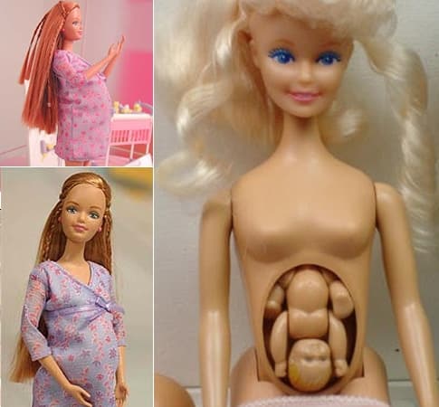 Evening Feeding: Stealing Pregnant Barbies From The Hands Of Men