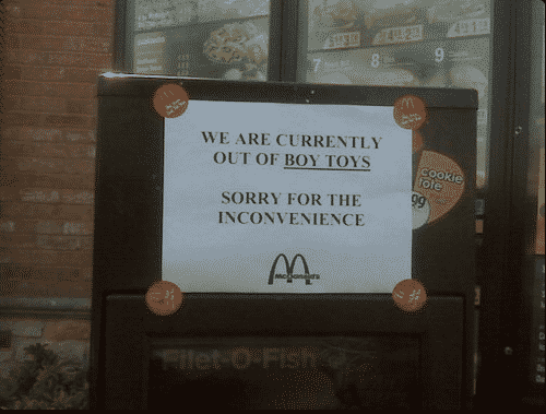 McDonalds: Giving A ‘Girl Toy’ To Your Boy Is An ‘Inconvenience’