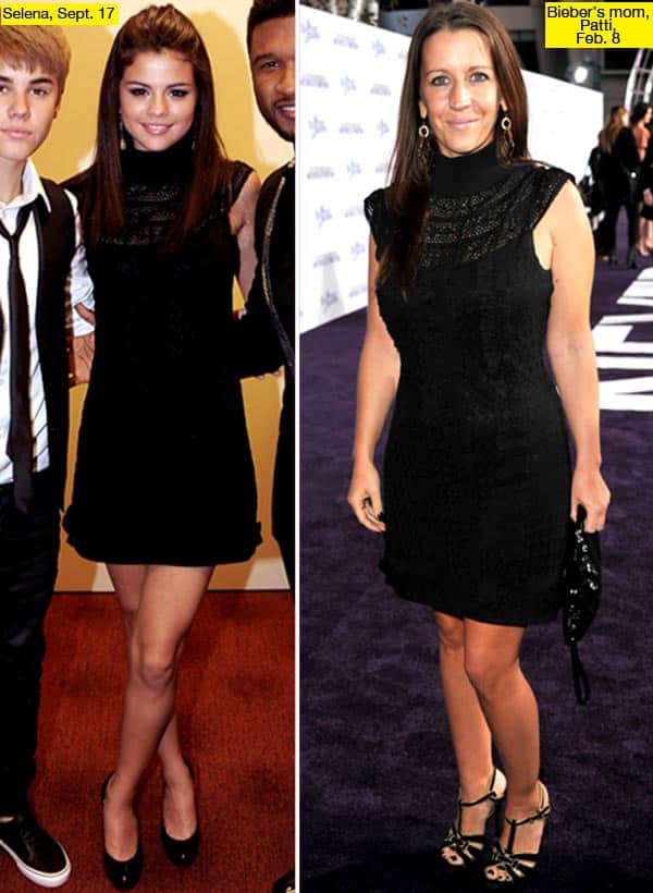 Selena Gomez Wears Same Dress As Justin Bieber’s Mom. Yikes!