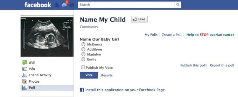 Couple Lets Facebook Users Pick Baby’s Name