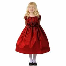 girl holiday dress red