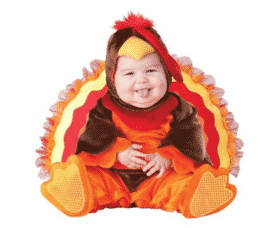 Adorable Babies In Thanksgiving Costumes