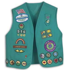 girl scouts vest