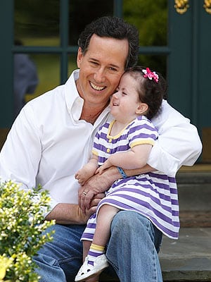 Rick Santorum’s 3-Year-Old Daughter Nearly Died, Has Rare Genetic Disorder