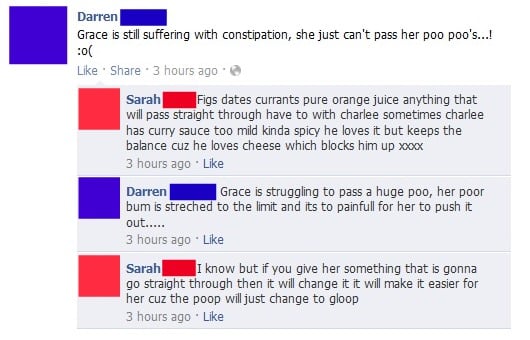STFU Parents: 5 Reasons To Keep Your Baby’s Constipation Off Facebook