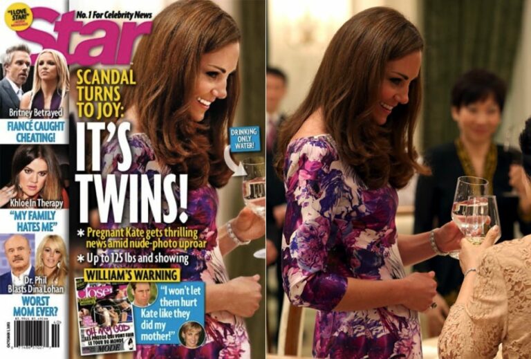 Star Reaches New Low In ‘Celebrity Bump Watch’ By Photoshopping Pregnancy Onto Kate Middleton