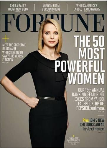 Marissa Mayer Really Doesn’t Seem To Be Into This Whole Glass Ceiling Busting Thing