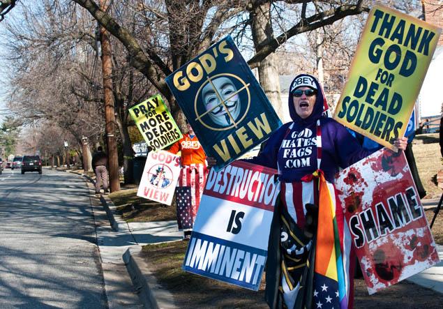 Westboro Baptist Church Arrives In Newtown, Hacktivist Group Anonymous Calls For Action (UPDATED)