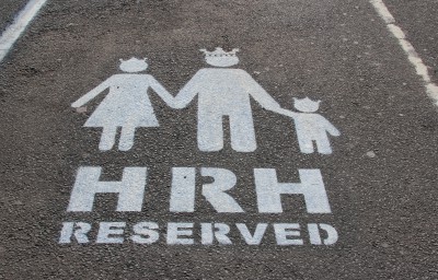 the royal parking space