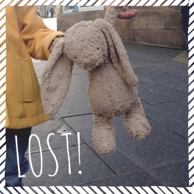 Mr.Rabbit Has Been Lost In London And We All Must Bring Him Home Safe To This Little Girl