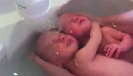 Adorable Video Of Twins In A ‘Baby Spa’ Will Give You Baby Fever