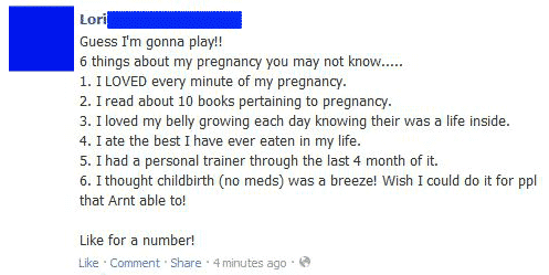 STFU Parents: Pregnancy Facts On Facebook That No One Wants To Know