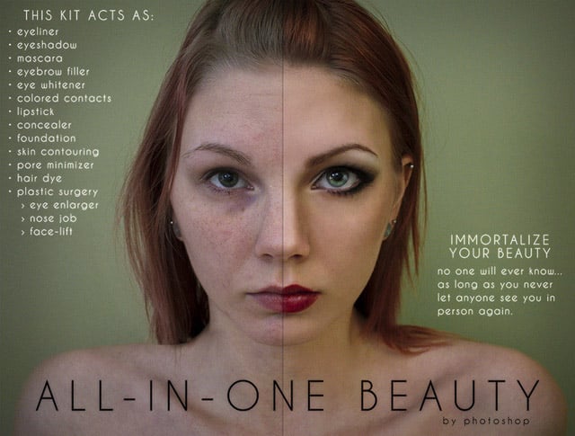 Kickass Photoshop Parody Ads Will Smash Your Perception Of Conventional Beauty