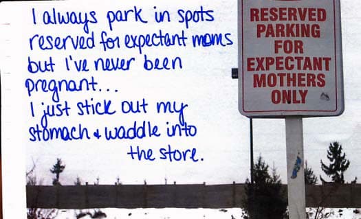 STFU Parents: Parent Parking Spaces: To Park Or Not To Park?