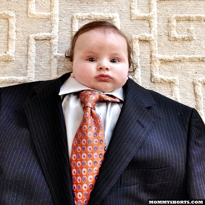 #Babysuiting Is The Hot New Adorable Thing So Grab A Suit, Tie And Baby