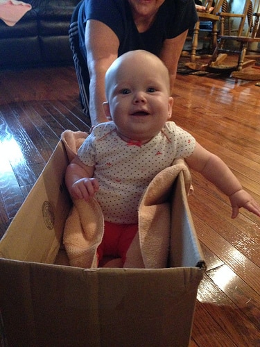 baby in box