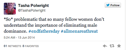 Internet Trolls Start #EndFathersDay Hoax To Try To Make Feminists Look Bad