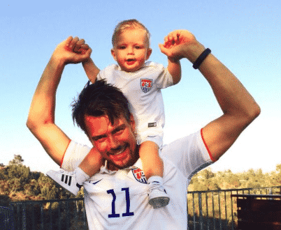 Evening Feeding: Josh Duhamel’s Son Is The Cutest Soccer Fan