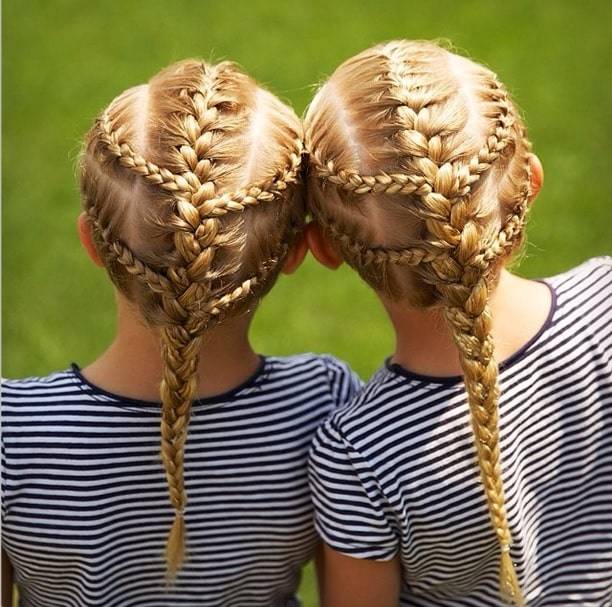 This Mom Manages To Reinvent The Braid Every Day With Her Twin Daughters’ Hair