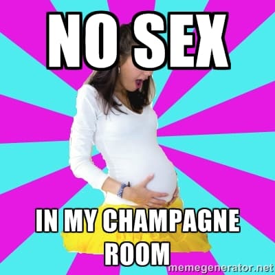 no sex pregnant meme