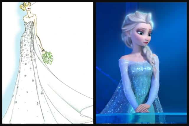 There Is Now A Frozen Wedding Dress For All The Brides Who Literally Can’t Let It Go