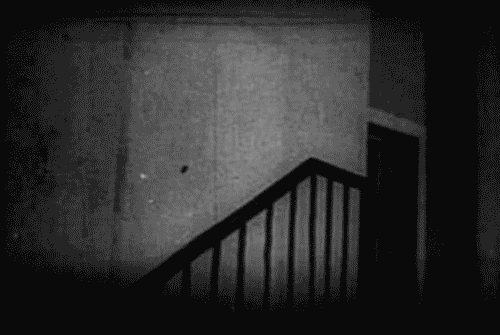 spooky shadow up stairs