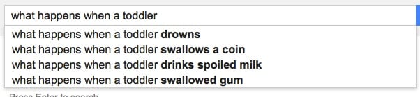 ask google toddler drowns