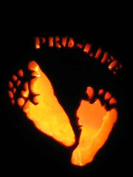 pro-life pumpkins