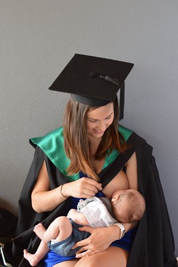 Graduating Mom Shares Breastfeeding Photo, Internet Trolls Forget To Shame Her