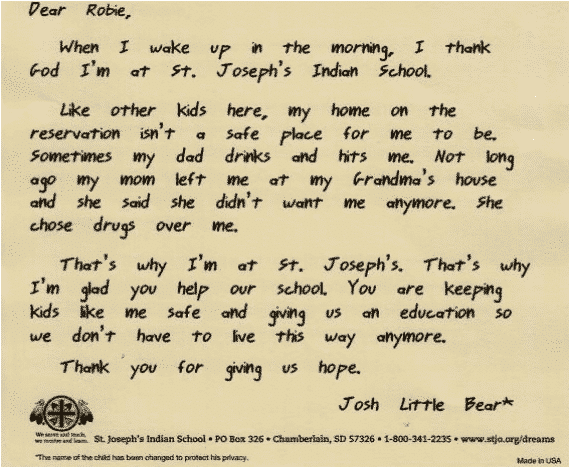 Fake Letters From Fictitious Native American Children Are A Corrupt Way To Raise School Funds