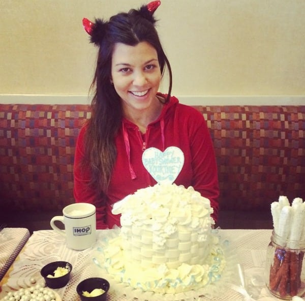 Kourtney Kardashian Had Her Baby Shower At IHOP In Her Pajamas, Making It Her Most Relatable Move Ever