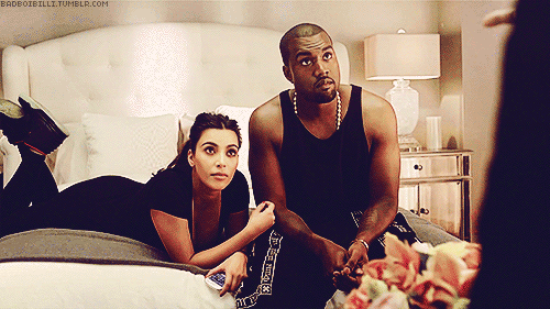Kanye West Officially Approves Of Kim, The Mother Of His Child, Posing Nude On Paper