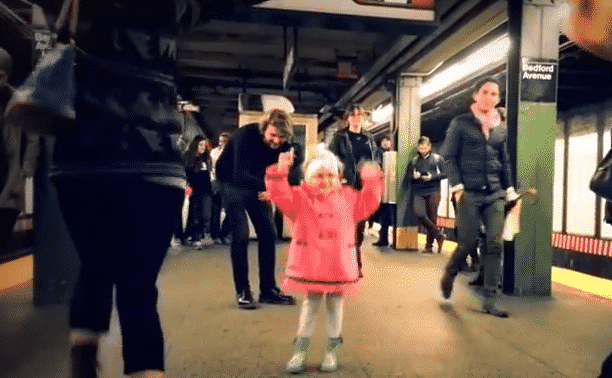 Watch This Little Girl Turn A Subway Platform Into A Dance Party And Then Watch Your Inner Child Come Out