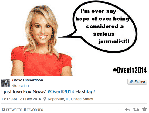 Fox & Friends #OverIt2014 Hashtag Gloriously Backfires