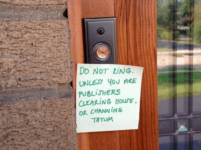 Doorbell Notes From Moms Who Just Want To Be Left Alone