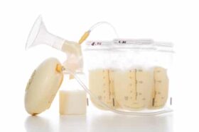 pumped breast milk