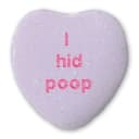I hid poop heart