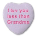 i love grandma heart