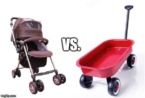 Strollers Vs. Wagons: A Complete Pros And Cons List