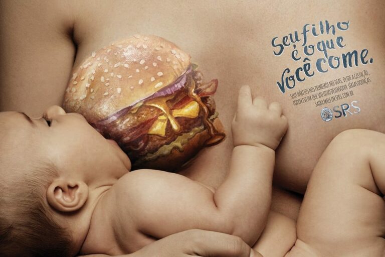 Awful New Campaign Shames Mothers For Eating Junk Food While Breastfeeding Because Nothing You Do Will Ever Be Good Enough