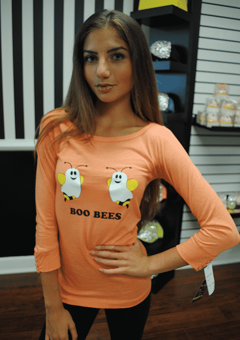 Let’s All Clutch Our Pearls Over the Naughty Boob Puns on These Teenagers’ T-Shirts