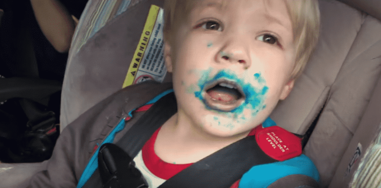 We Could All Learn a Lot From This Frosting-Covered Toddler Who Definitely Did Not Just Eat a Cupcake
