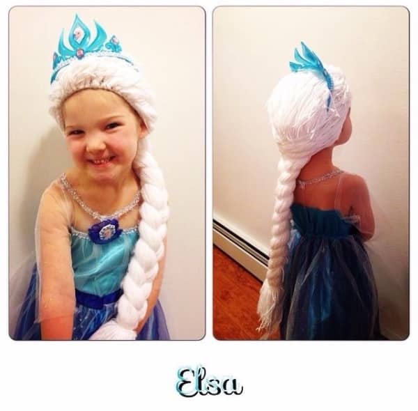 The Magic Yarn Project Makes Gorgeous Crocheted Disney Princess Wigs for Kids with Cancer