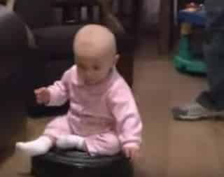 Cats Riding on Roombas Have Nothing on this Roomba-Riding Baby Video