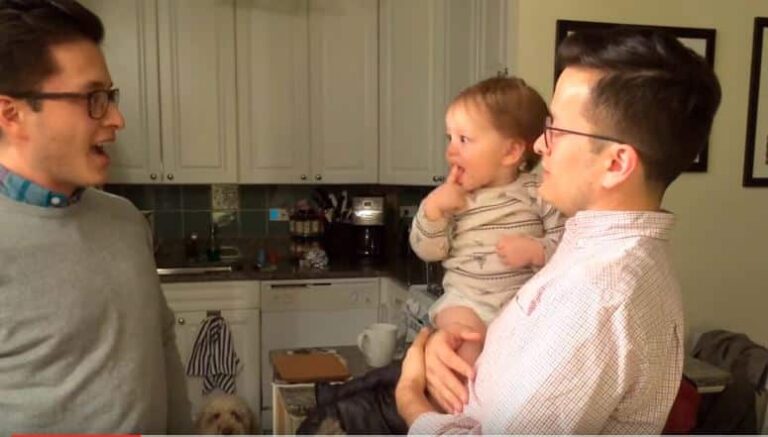 Bewildered Baby Caught in Real-Life Parent Trap When He Meets His Dad’s Identical Twin