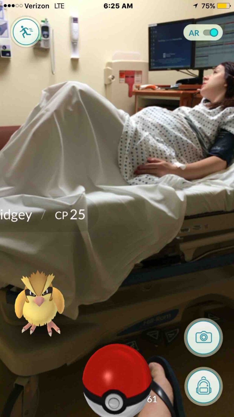 This Dude Caught a Pokemon in the Delivery Room While His Wife Was Giving Birth