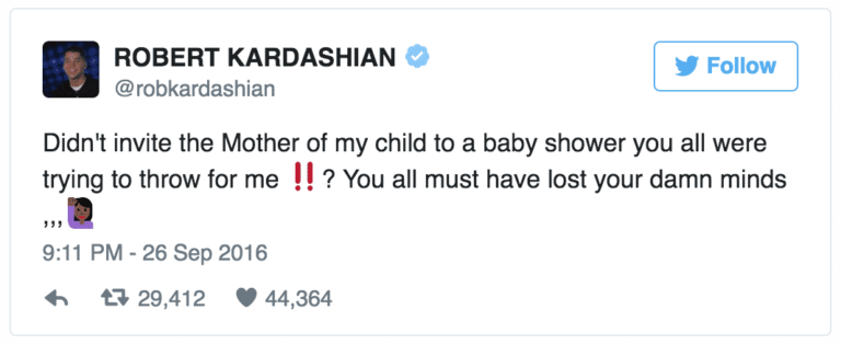 The Kardashians Didn’t Invite Blac Chyna to Her Own Baby’s Shower, and Rob Kardashian was Furious
