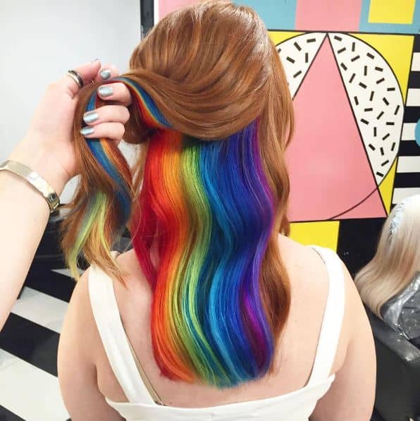 Hidden Rainbow Hair is the Best Way to Fulfill Your Lisa Frank Dreams While Still Looking ‘Professional’ at Work