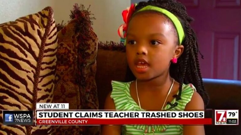 Teacher Throws Little Girl’s Shoes in Trash to Teach Her a Lesson