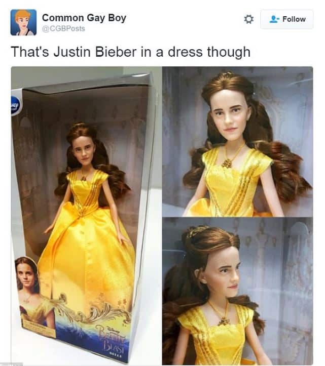 This Artist Fixed Disney’s Ugly Belle Doll, and Now It Really Looks Like Emma Watson